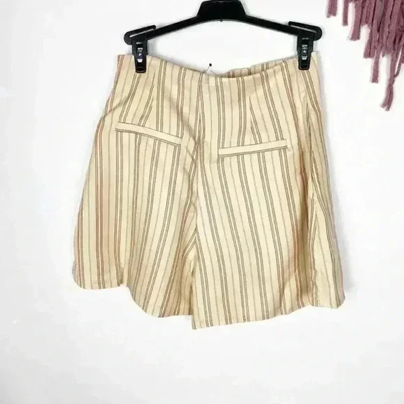 Joie‎ Boseda Striped Lace-Up Shorts Cream Size 4 - Picture 5 of 6